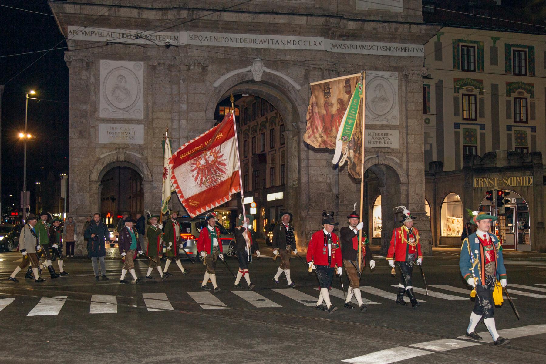 2025-10-25 Österreichischer Nationalfeiertag in Innsbruck - Vorabend
