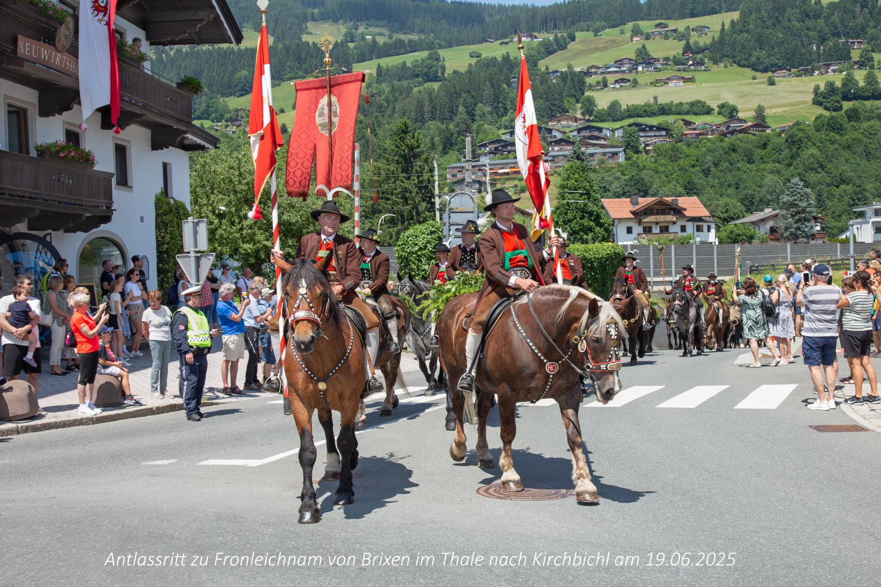 2025-06-19 Fronleichnams-Antlassritt im Brixental
