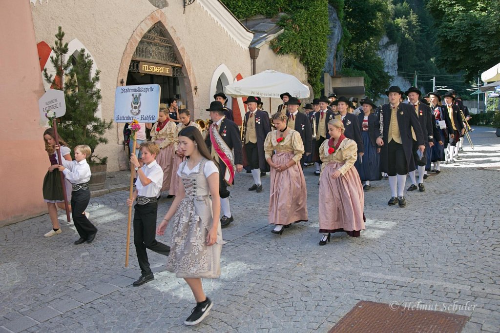 Bezirksmusikfest in Rattenberg - 17.07.2022